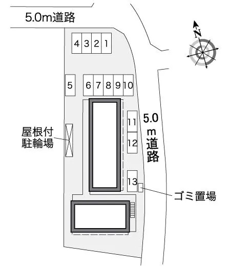 ★手数料０円★秦野市今泉 月極駐車場